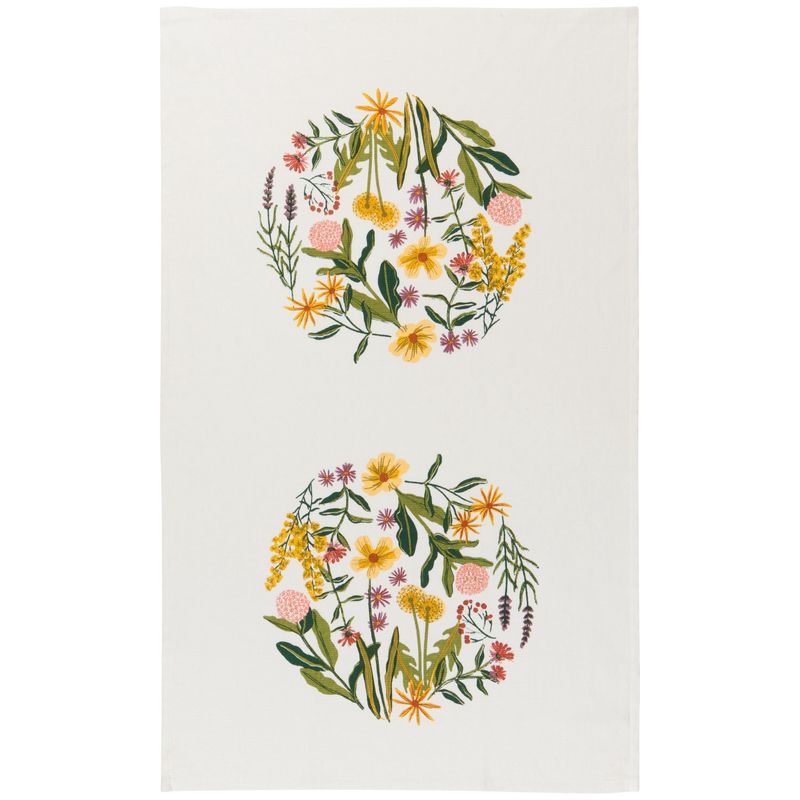 Bees &amp; Blooms Terry Dishtowel