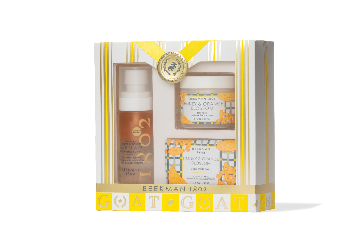 Honey &amp; Orange Blossom Milk Shake Set
