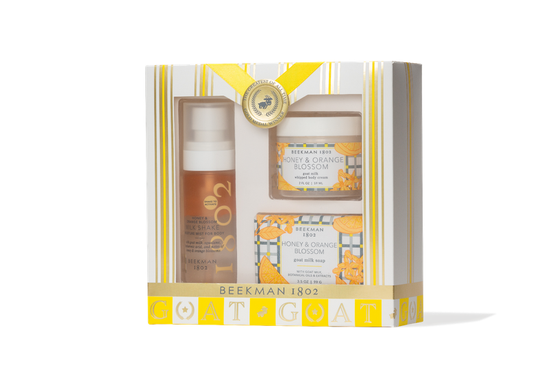 Honey &amp; Orange Blossom Milk Shake Set