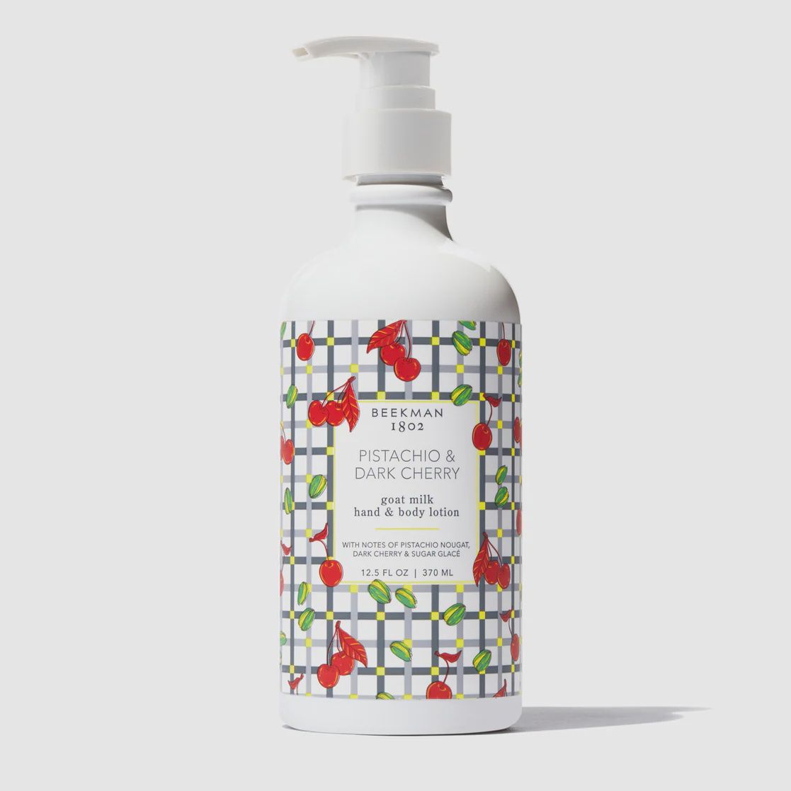 Pistachio &amp; Dark Cherry Goat Milk Lotion