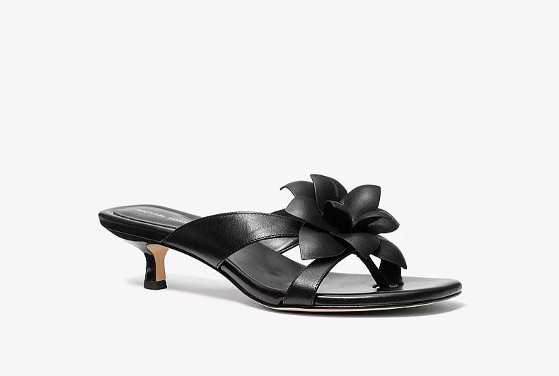 Jacie Kitten Sandal, Colour: Black, Size: 6