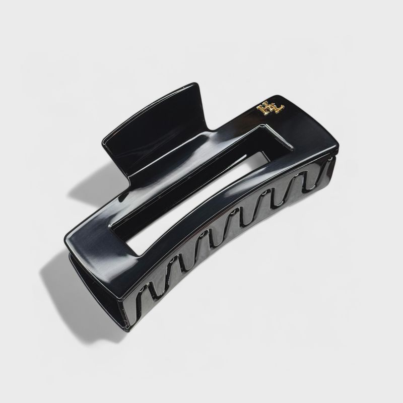Ecofriendly Acetate Large Claw - Black