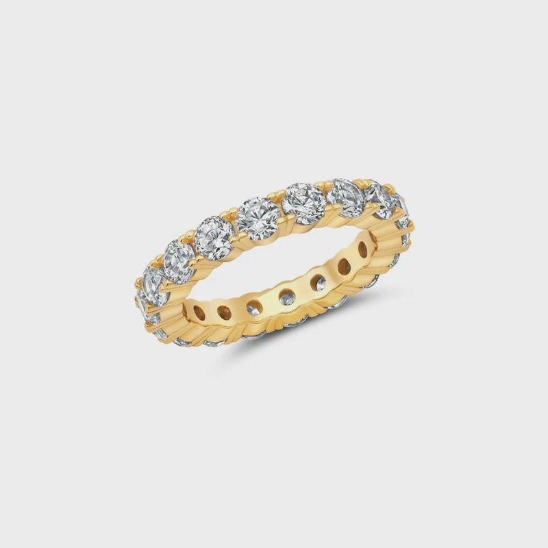 3.7ct Brilliant Cut Eternity Band