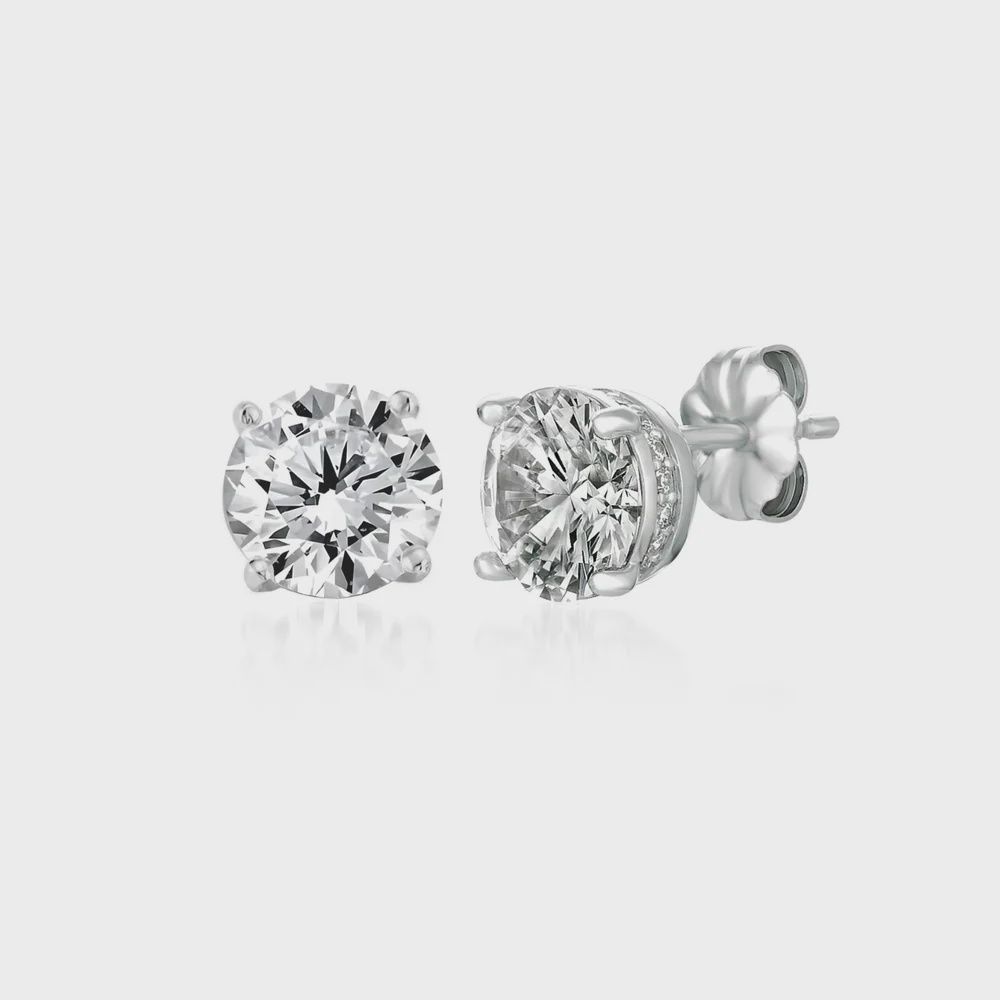 1.5ct Royal Brilliant Cut Stud Earrings Finished in Platinum