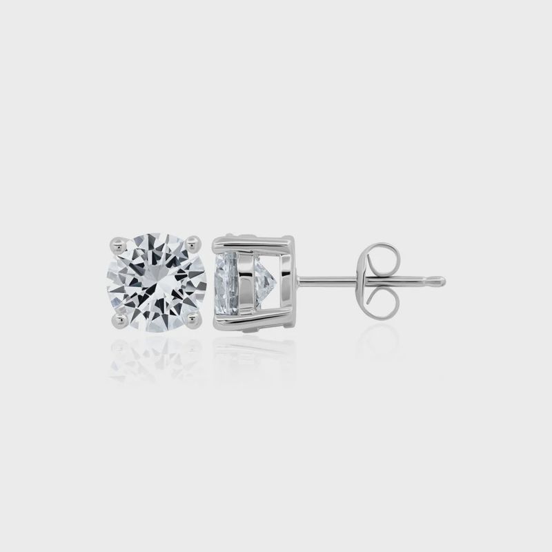 3ct Brilliant Stud Earrings