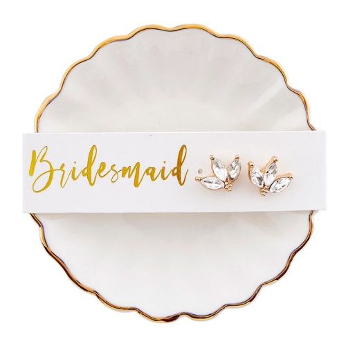 Earring + Tray Set-Bridesmaid