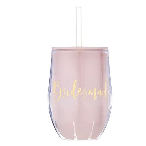 12oz Acrylic Wine - Bridesmaid
