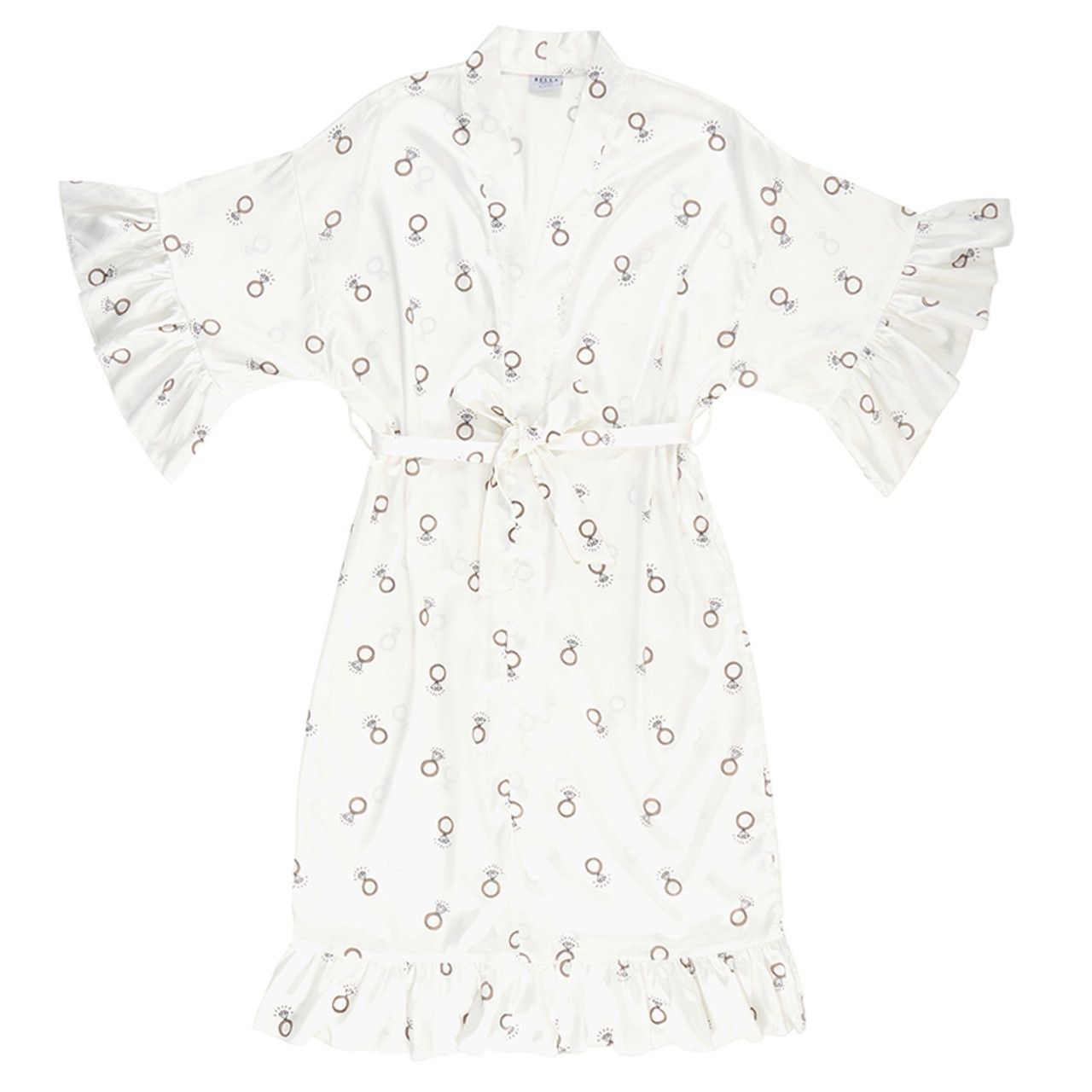 White Robe w/Ring, Size: S/M