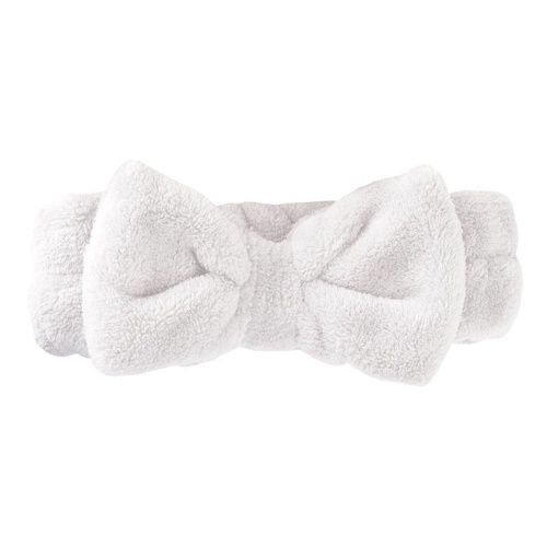 Plush Bow - White