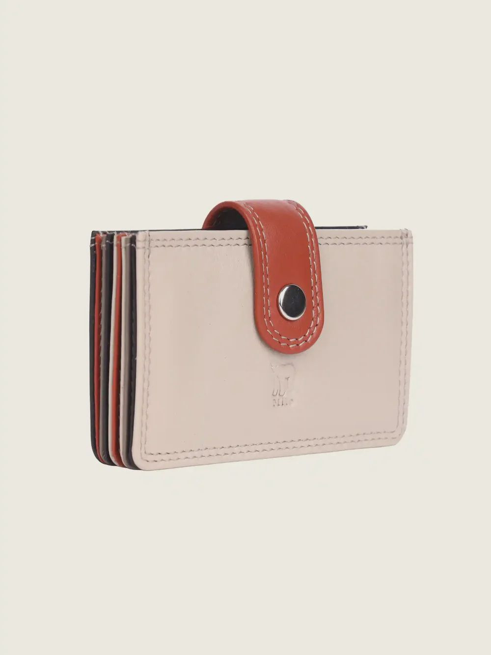 Chico Genuine Leather Multi Wallet, Colour: Taupe