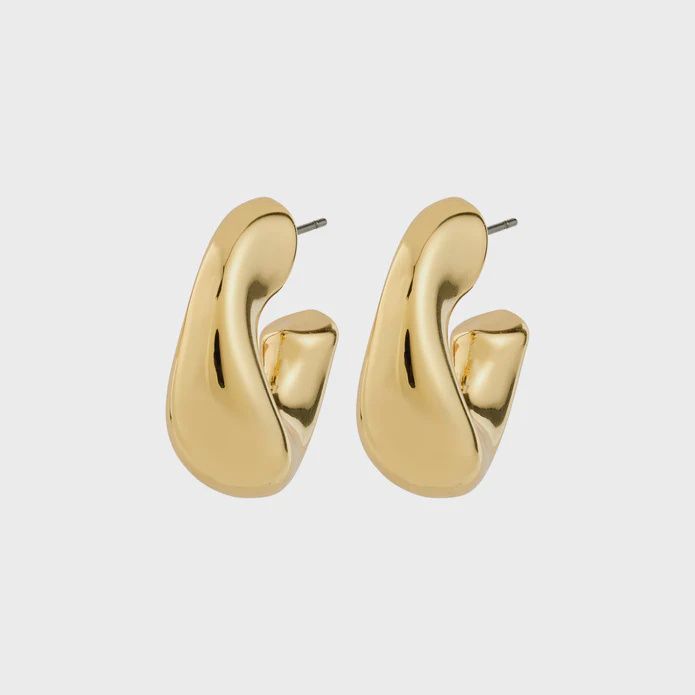 JENNINGS hoop earrings gold-plated