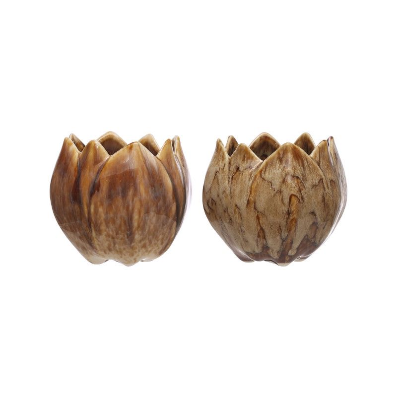 4-3/4" Round Stoneware Planter
