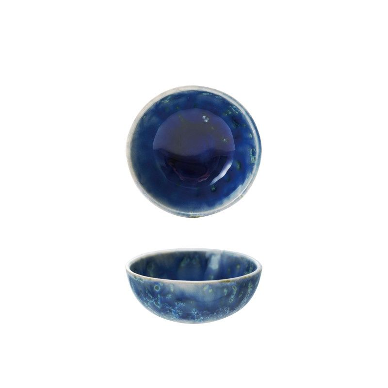 2"  x 1" Stoneware Dish Reactive Glaze - Blue
