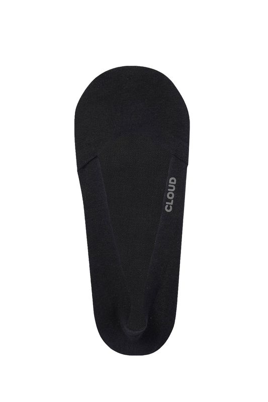 CLOUD Premium No Show Socks Low Cut: Black / L