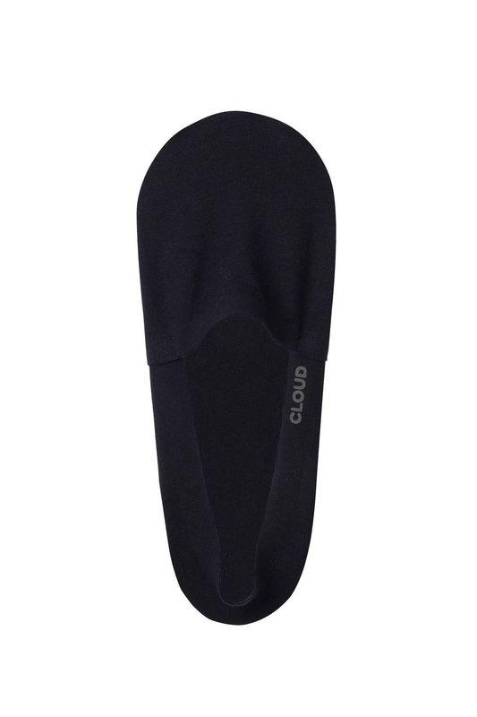 CLOUD MVS Premium No Show Socks: Black / S