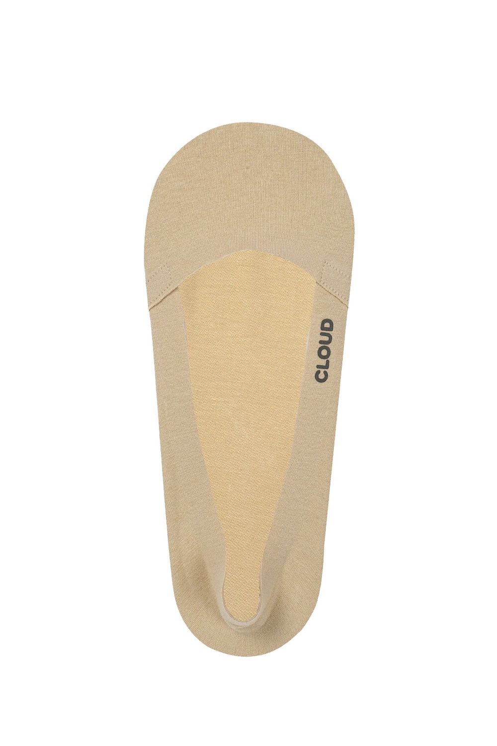CLOUD Premium No Show Socks Low Cut: Beige / L