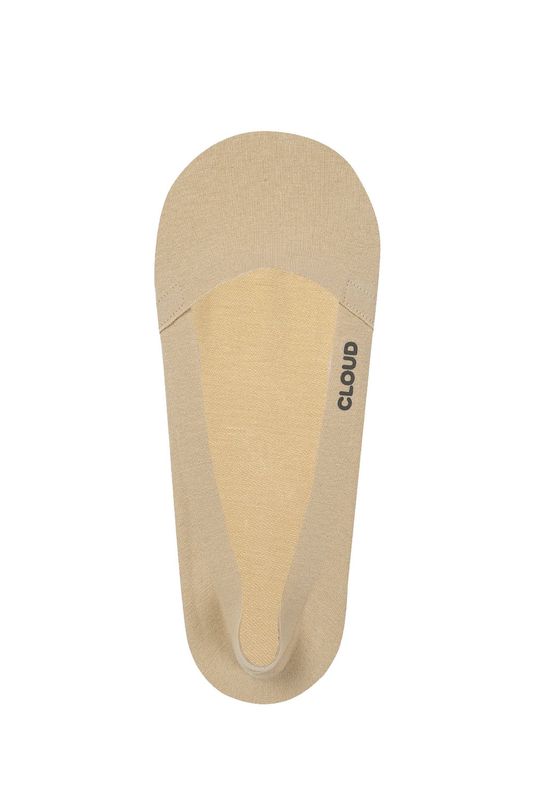 CLOUD Premium No Show Socks Low Cut: Beige / L