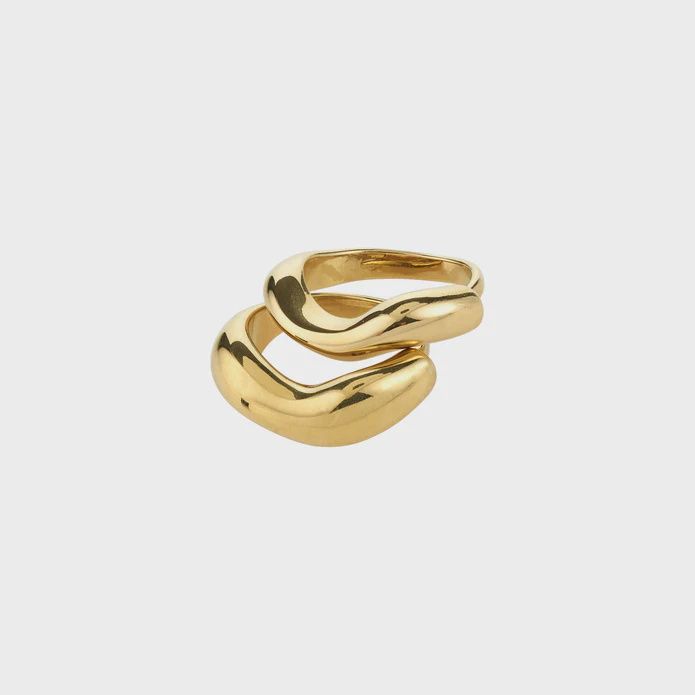 CALLAWAY rings 2-in-1 set, gold-plated