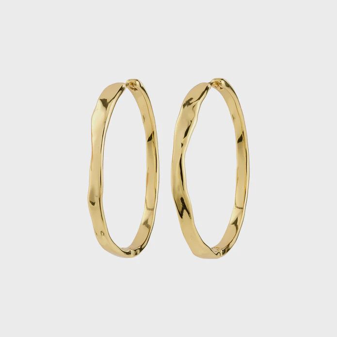 EMBER hoop earrings gold-plated