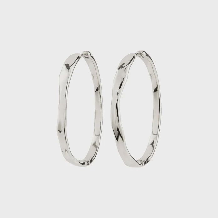 EMBER hoop earrings silver-plated