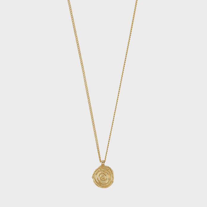 AIR coin necklace gold-plated