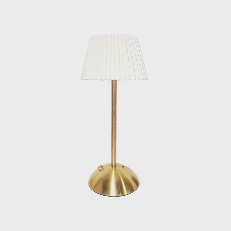 Taper Led Touch Lamp Cream/Gold