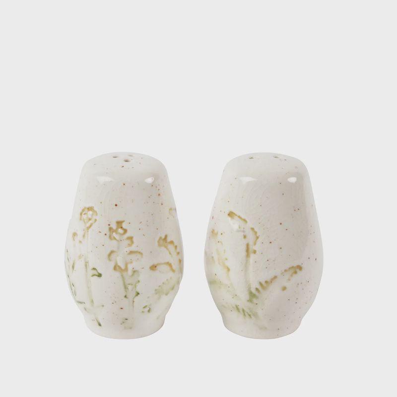 Embossed Floral Salt &amp; Pepper Multi