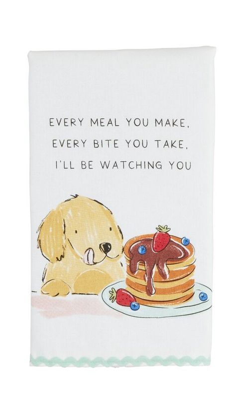Pancake Dog Ric Rac Towel