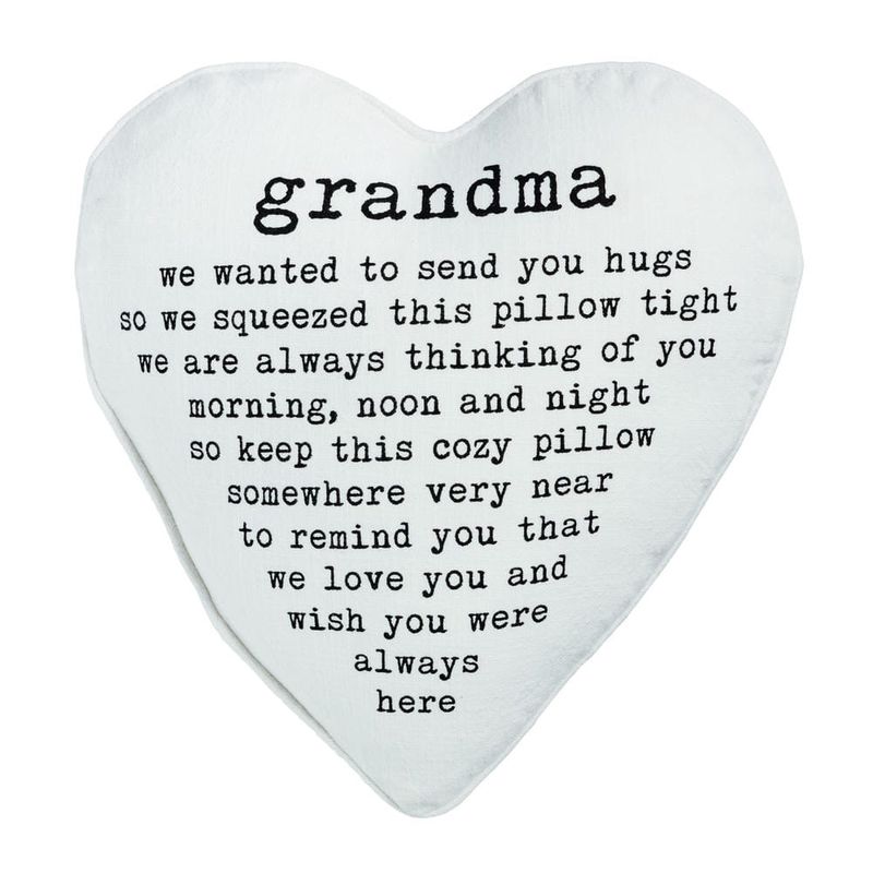 Grandma Heart Pillow