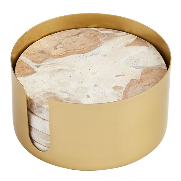 Marble Coaster Set