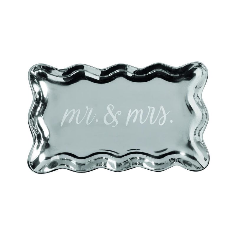 Mr &amp; Mrs Etched Tray