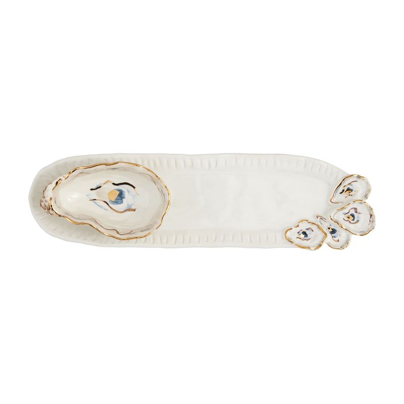 Oyster Tidbit &amp; Tray Set