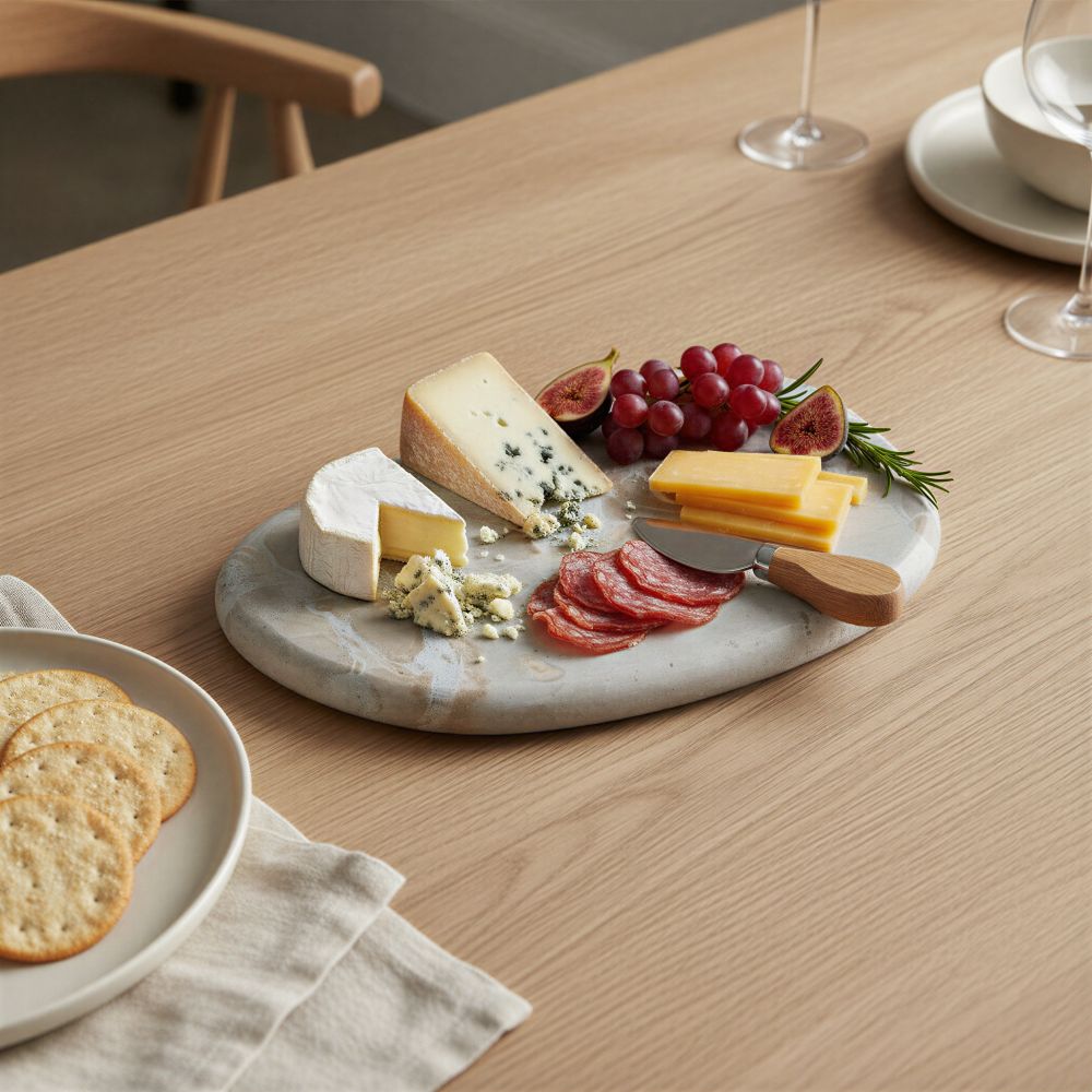 9" x 5.5" Marble Cheese/Serving Board