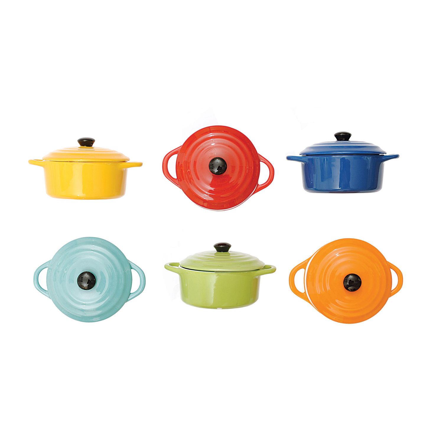 Colour Stoneware Mini Baker with Lid