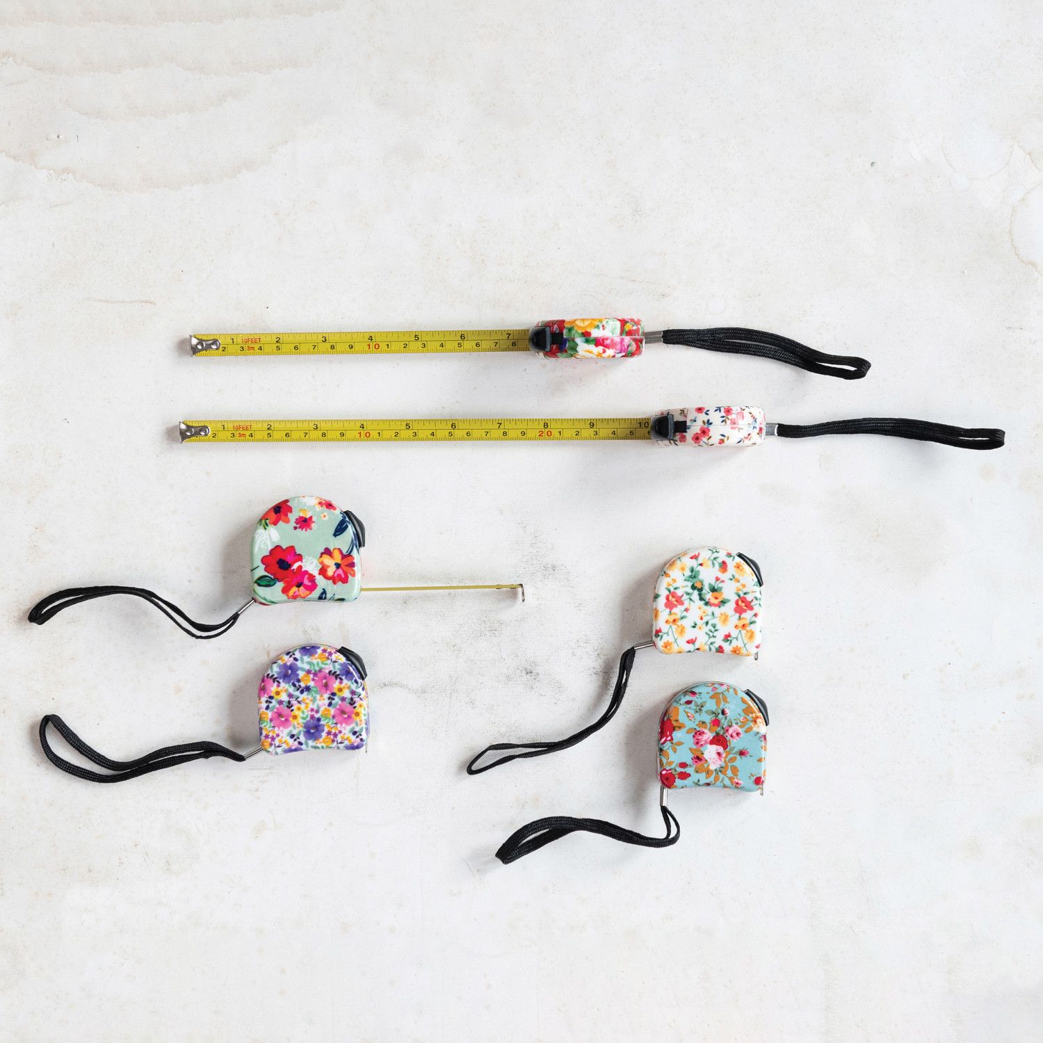 Tape Measure with Wrist Strap, 6 Styles