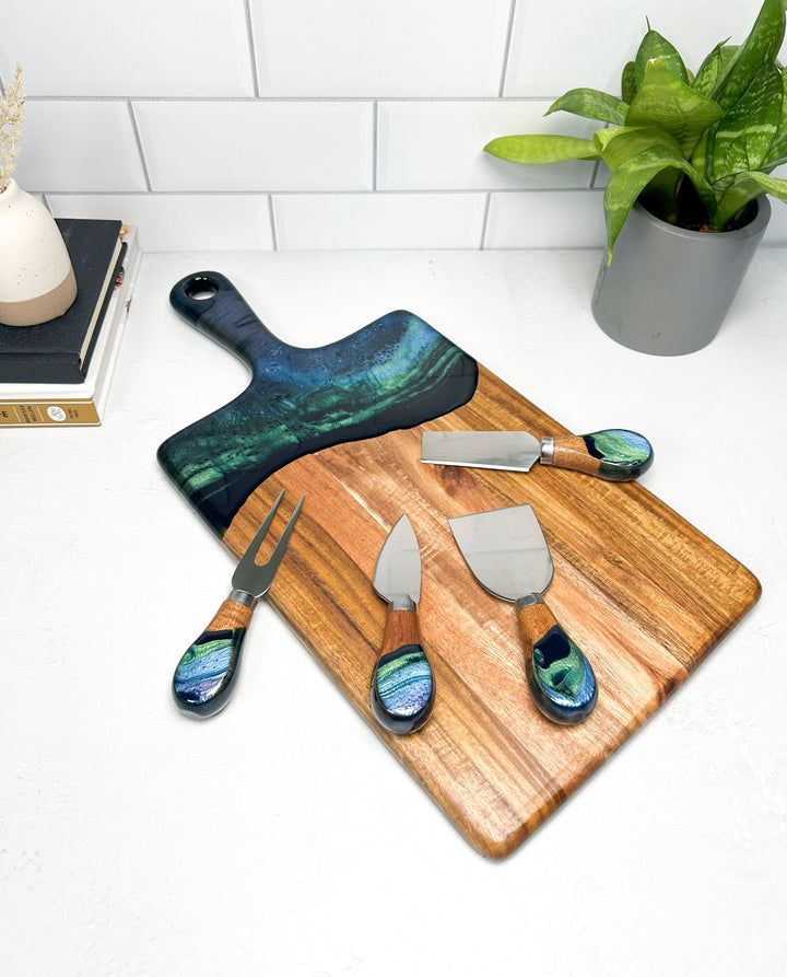 Resin Coated Cheese Knife Set