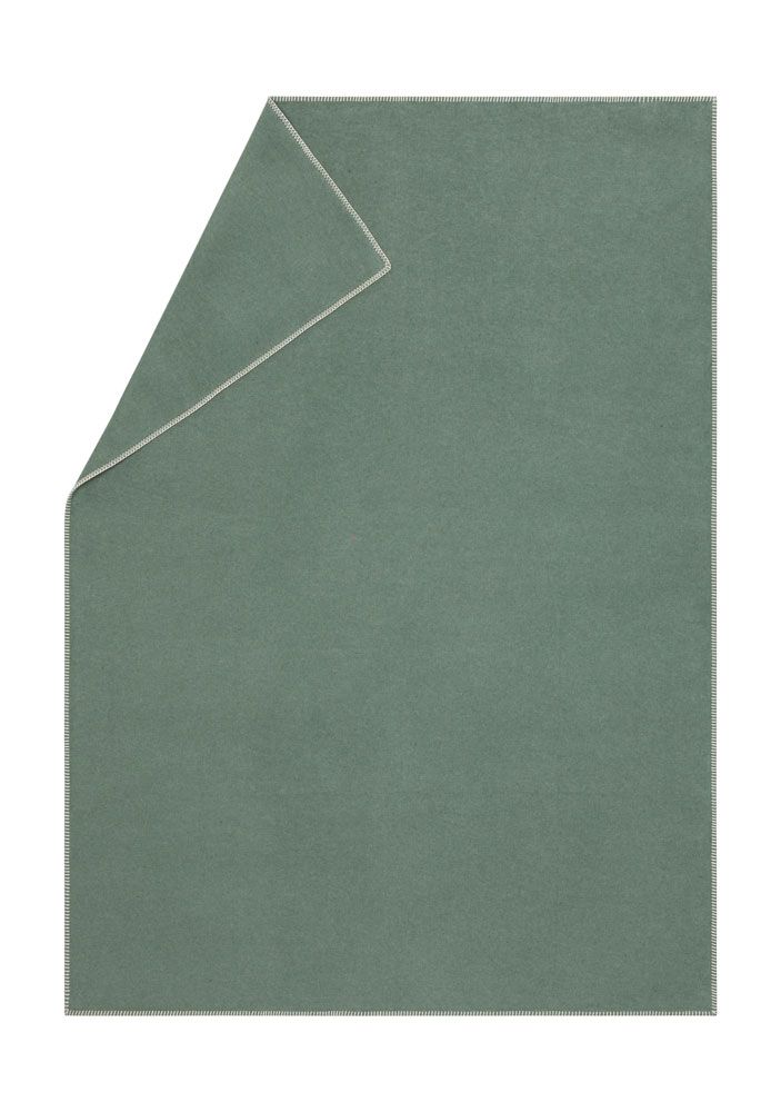 SYLT Cotton Blanket Solid Ivy