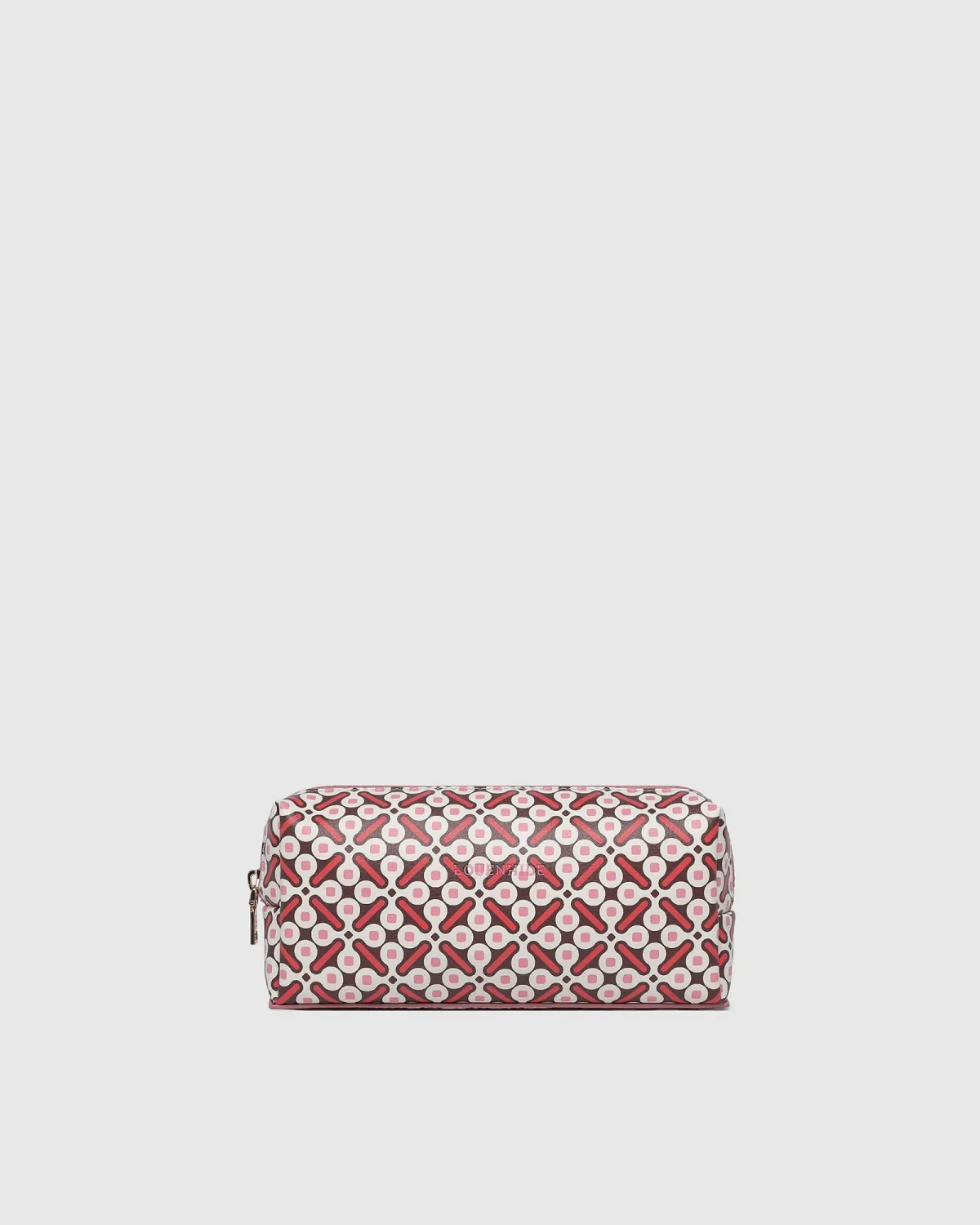 Brianna Makeup Bag with Brush Set Retro Pink