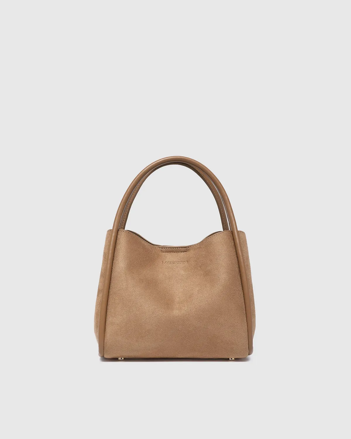 Steffie Suede Mini Tote Bag Honey