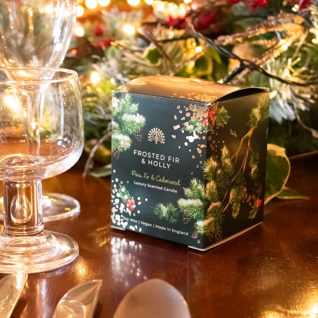 Frosted Fir &amp; Holly Scented Candle