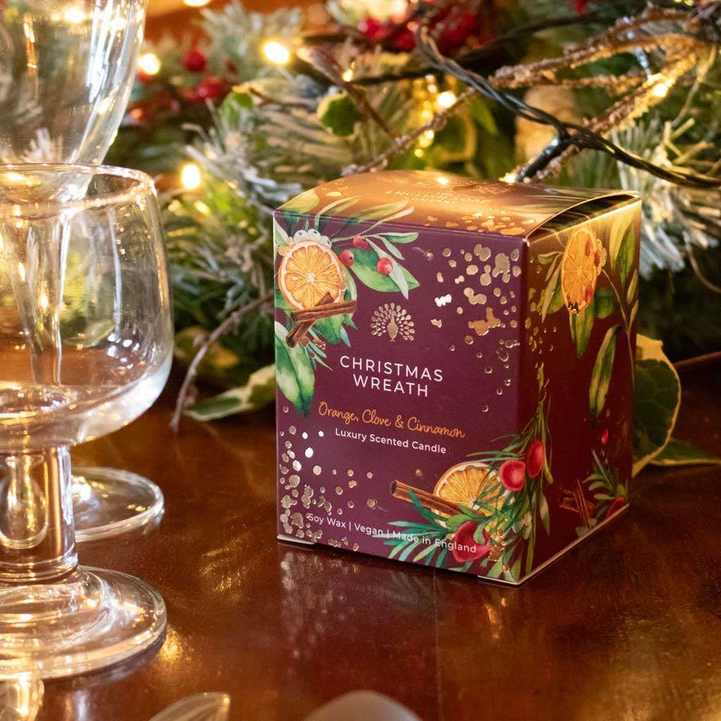 Christmas Wreath Scented Candle