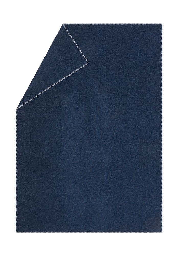 SYLT Cotton Throw Solid Navy