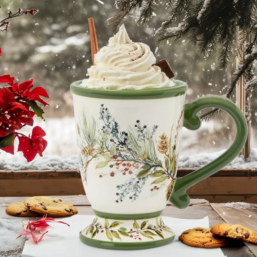 Winters Forest Christmas Mug 16 oz.