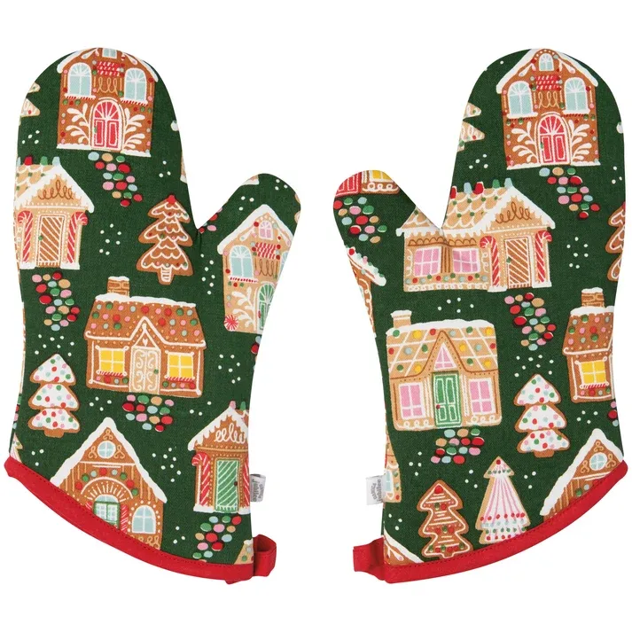 Gumdrop Lane Christmas Mitts S/2