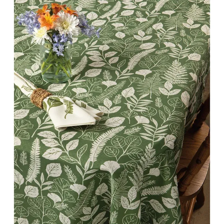Fern &amp; Frond Tablecloth 60 x 120 inch