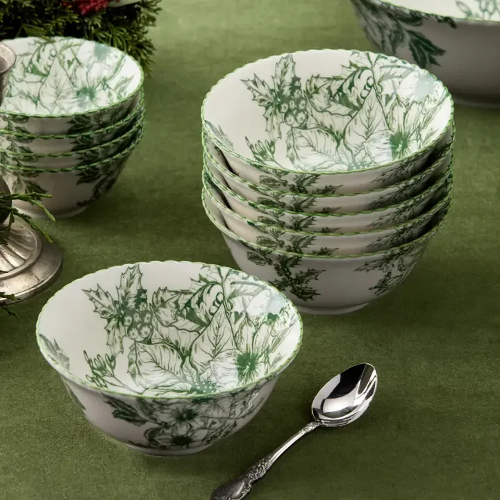 Winter Evergreen All Purpose Bowl 4.75"