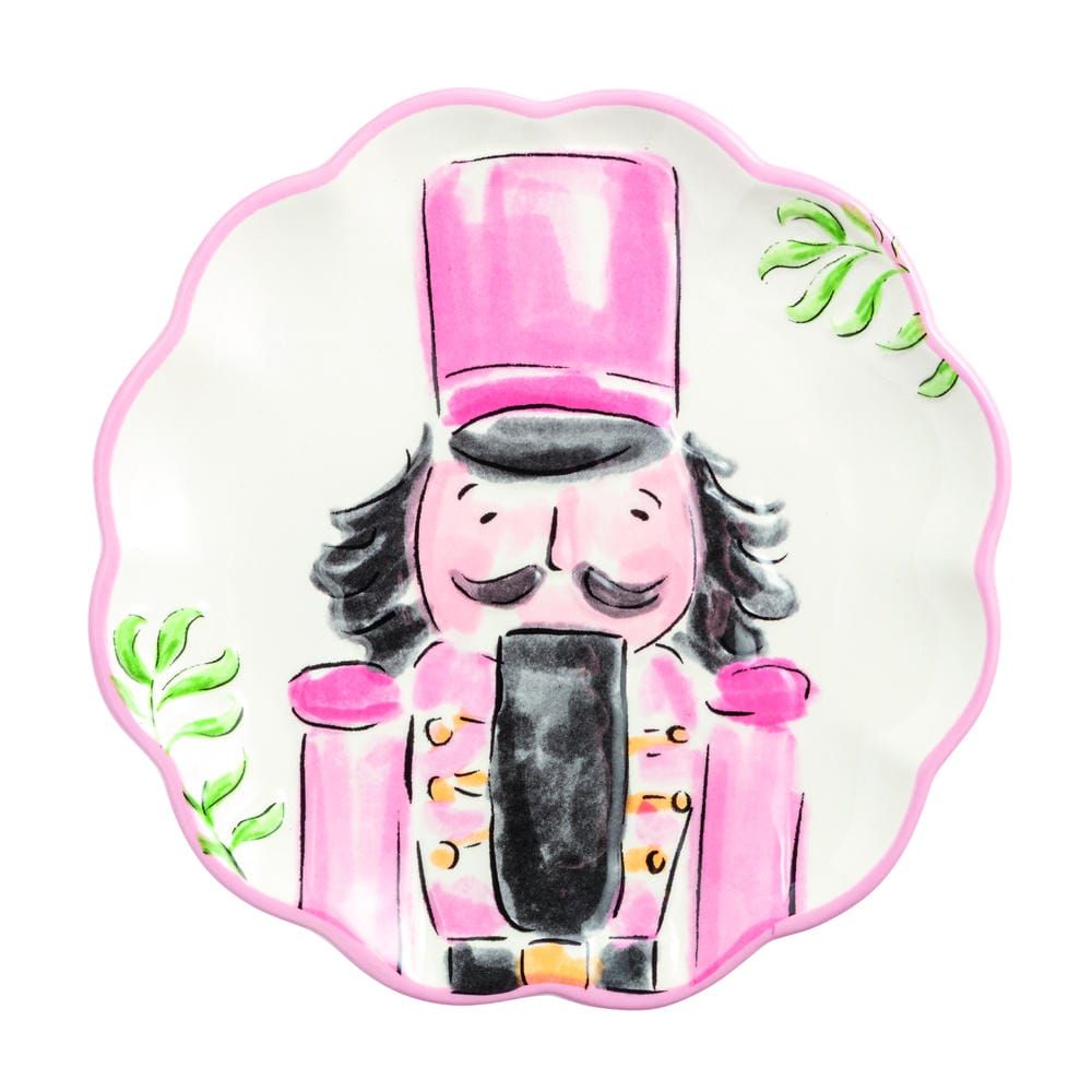 Pink Nutcracker Dessert Plate