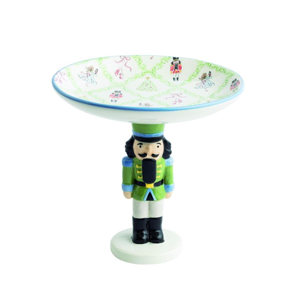 Green Nutcracker Candy Dish