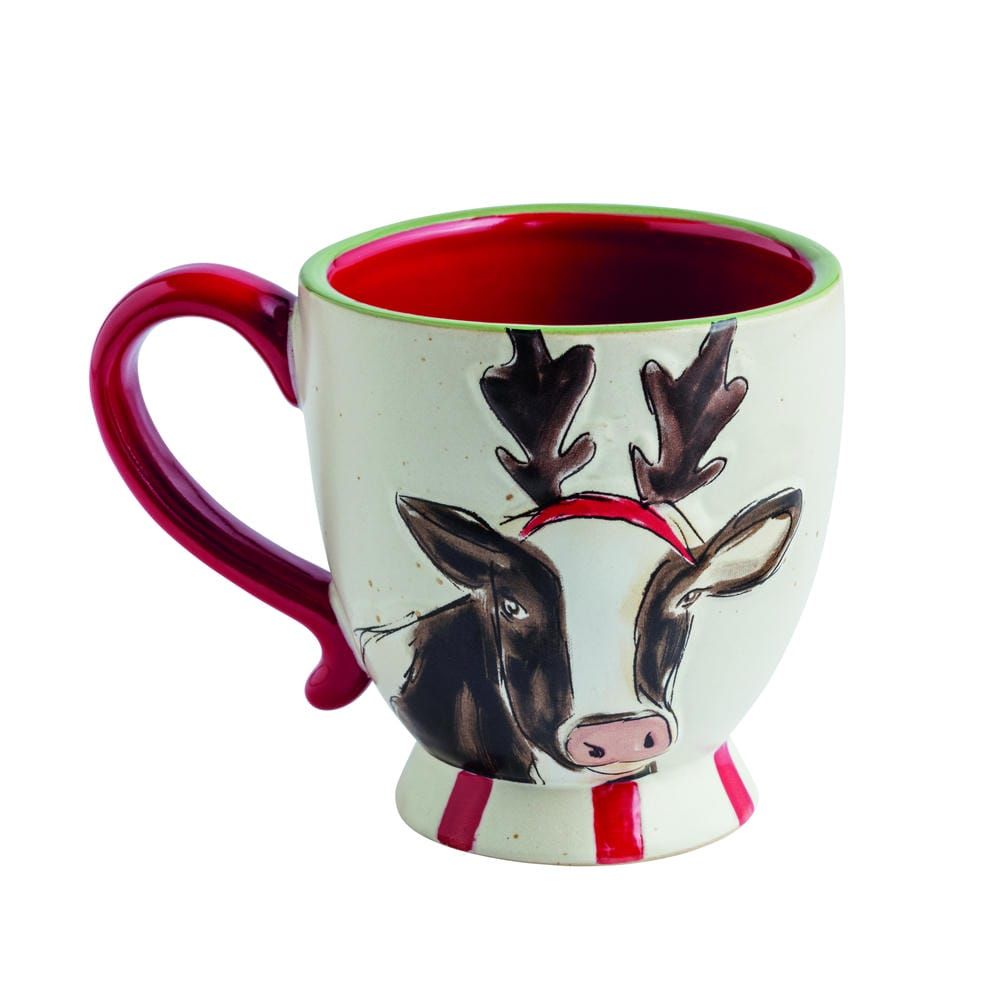 Cow Farm Christmas Mug