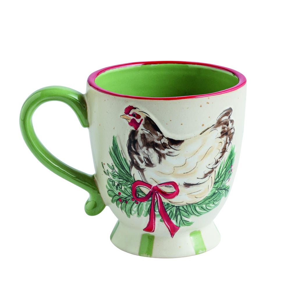 Chicken Farm Christmas Mug
